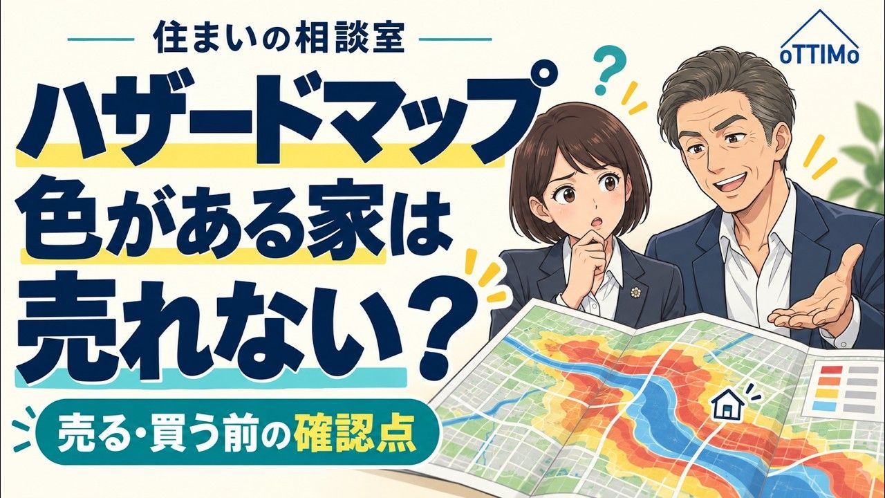 動画：ハザードマップに色がある家は売れない？売る・買う前の確認点｜住まいの相談室